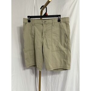 Weatherproof  Shorts Khaki Stretch 34 Golf Lightweight Cotton Spandex Pockets‎